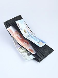 YK Портмоне мужское с зажимом для денег "B1-5101-K" (нат.кожа) 