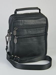 Сумка мужская мини "808#" б/н (нат. кожа)