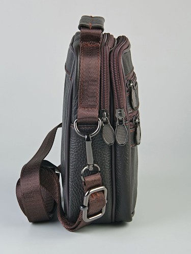 Сумка мужская мини "808#" б/н (нат. кожа)