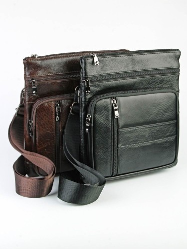 YO Сумка мужская "5805" б/н (нат.кожа)