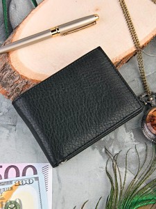 YD Зажим для денег "001-168-24A" б/н (нат. кожа)