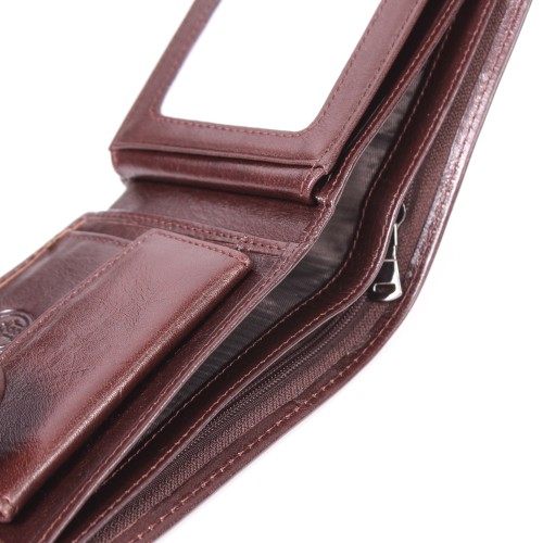 YK  Портмоне мужское HT 93-208-1077 (нат. кожа) 