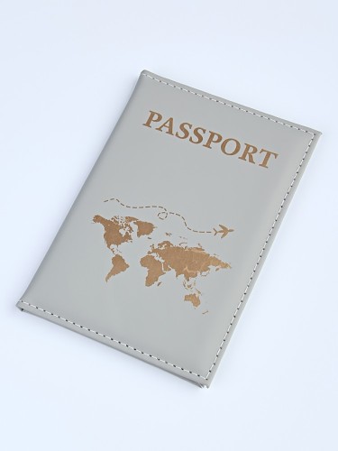 Обложка на паспорт "Travel 9#" (эко-кожа)